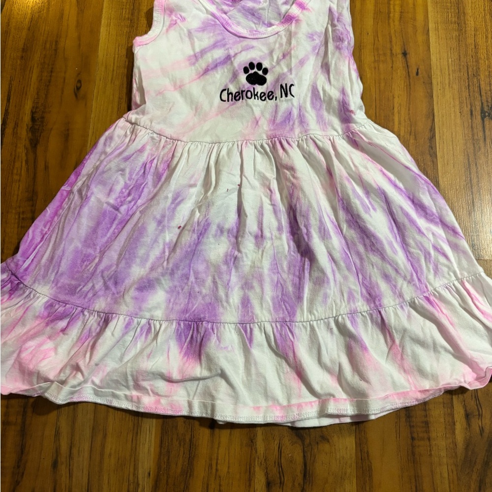 Cherokee Kids Tie-Dye Dress - Pink and Purple